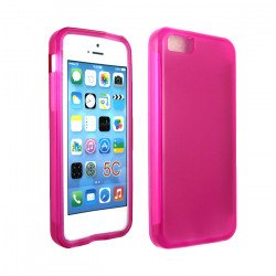 iPhone 5C TPU Gel Case (Hot Pink)